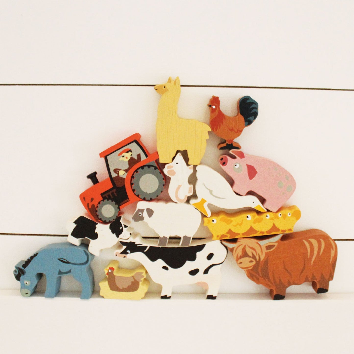 Tender Leaf Toys 1 piece Farmyard Animals CDU Set