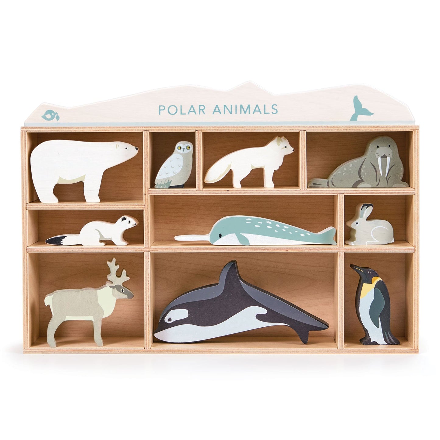 Tender Leaf Toys Wooden Animal Set - Polar Collection