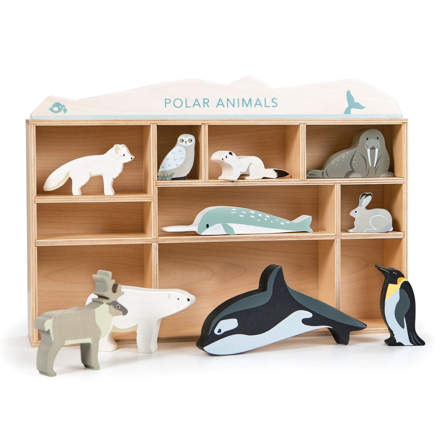 Tender Leaf Toys Wooden Animal Set - Polar Collection