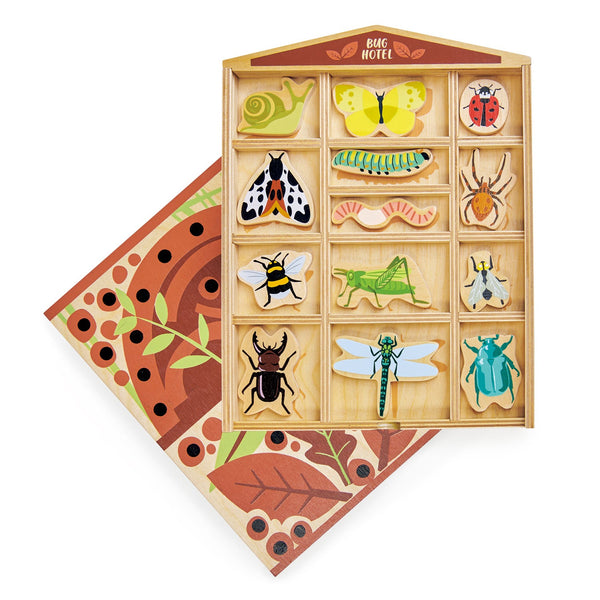 Lulaby Insect Tender Leaf Toys My Bug Hotel – Wooden Garden Insect Set – Zlullaby New ...