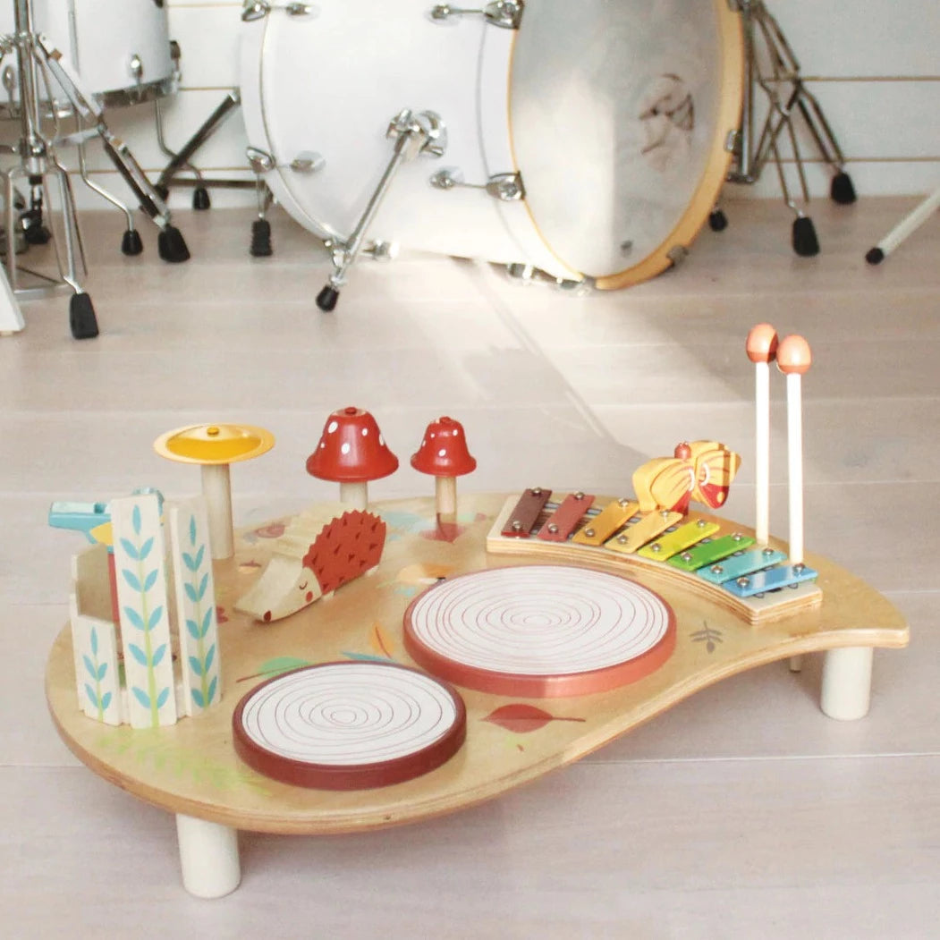 Table Like String Instrument Tender Leaf Toys Forest Musical Instrument Play Table – Music Play ...