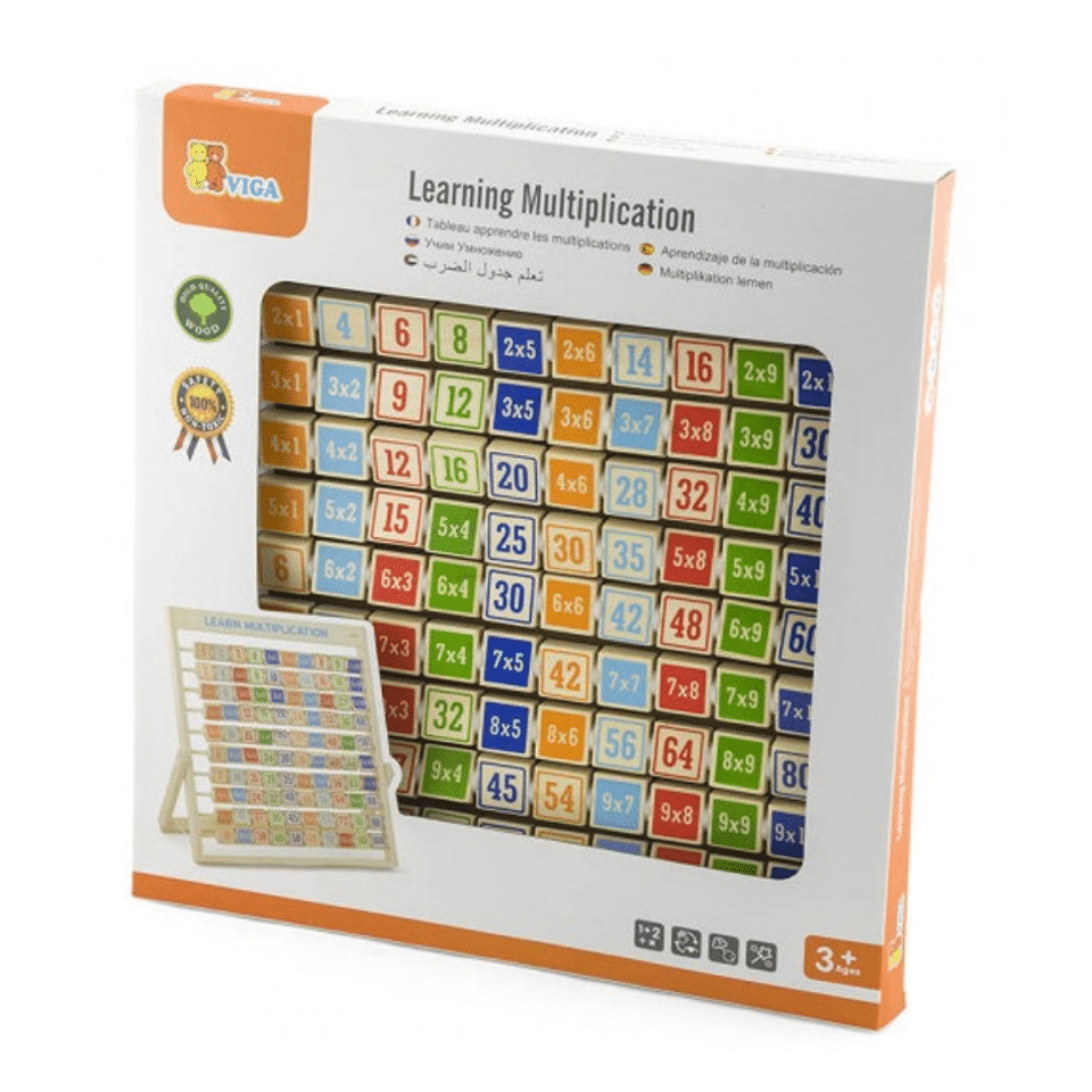 Viga Wooden Learn Multiplication Frame