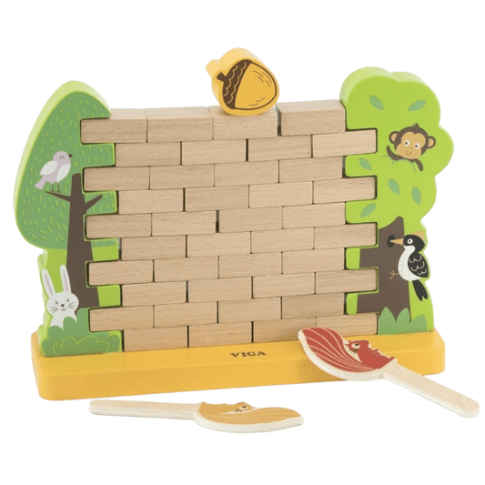 Viga Wooden Steady Squirrel Wall Game