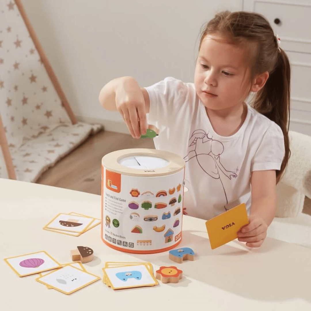 Viga Wooden Touch and Find Game