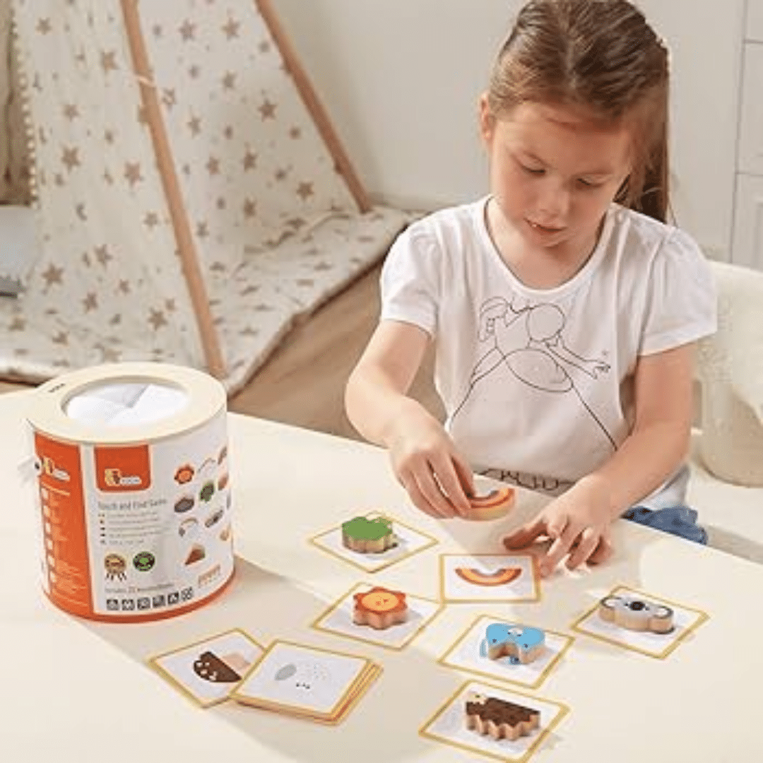 Viga Wooden Touch and Find Game