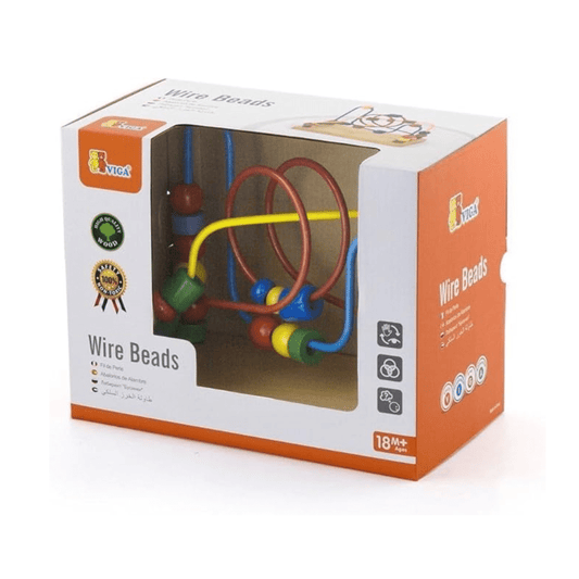 Viga Wooden Wire Bead Maze