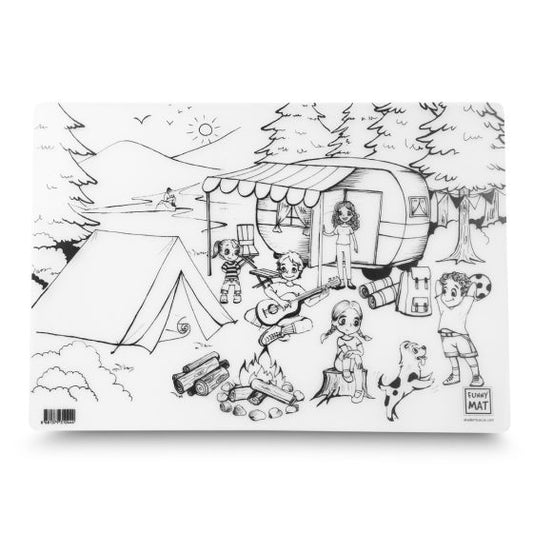 Funny Mat Large - Campground