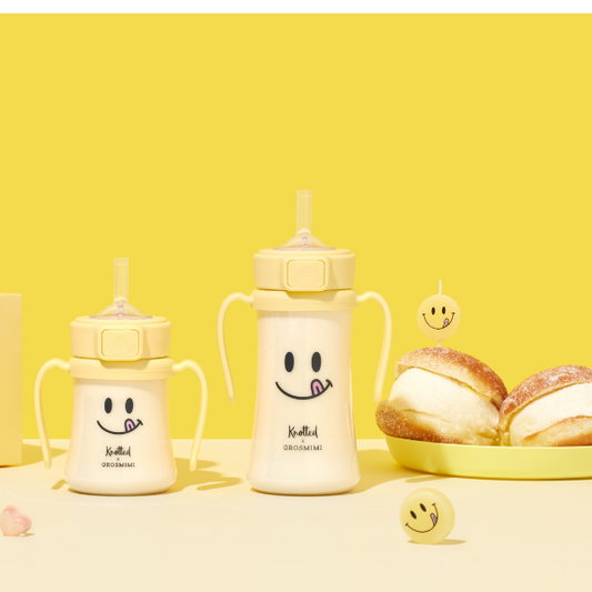 Grosmimi Smile PPSU Straw Cup 300ml (Lemon Sugar)