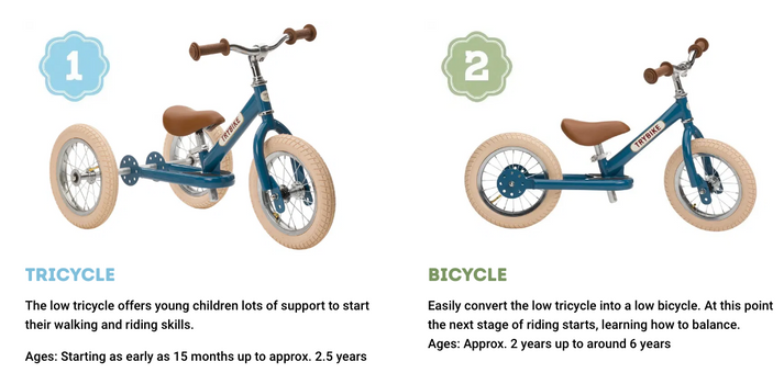 Trybike - Vintage Blue Steel