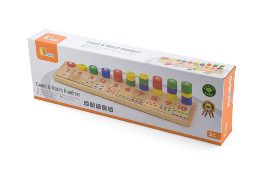 Viga Wooden Count and Match Numbers