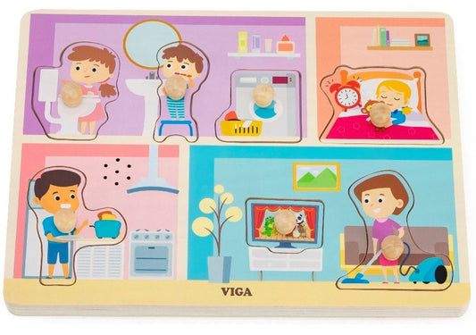 Viga Around the House Sound Puzzle