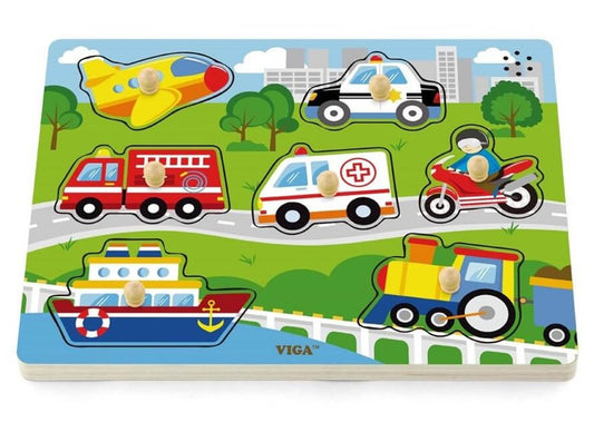 Viga Sound Puzzle - Transportation