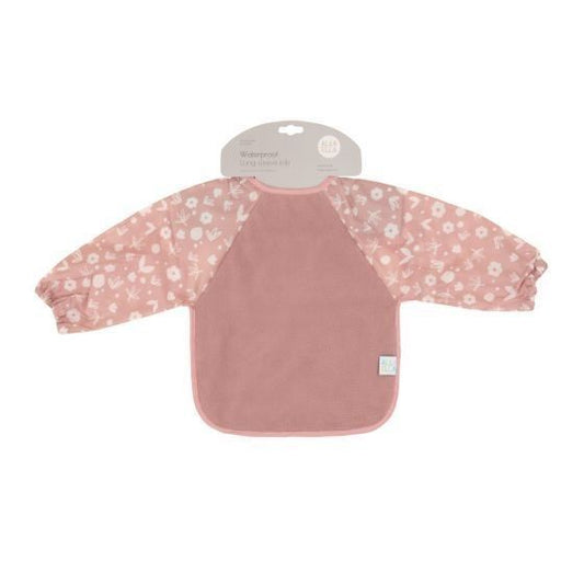 All4Ella Long Sleeve Bib - Dusty pink