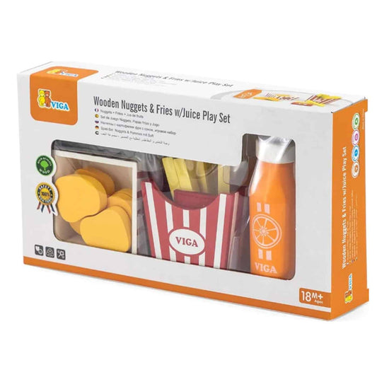 Viga Wooden Nuggets, Fries and Juice