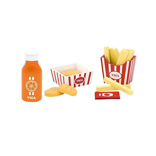 Viga Wooden Nuggets, Fries and Juice